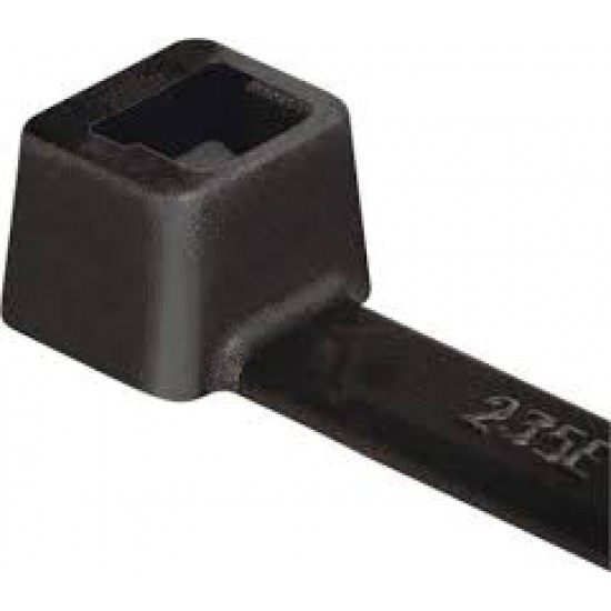 Cable ties t120s black 100 pieces pack